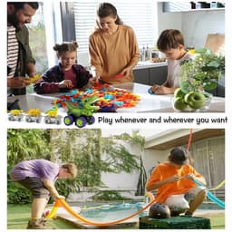 image-TONERJU Dinosaur Race Track Set - Endless Fun & Creative Play for Kids
