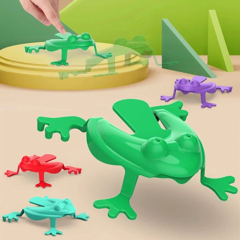 image-EVYVKV Jumping Frog Toys - Fun Stress Relief Toys for Kids - 50PCS Set