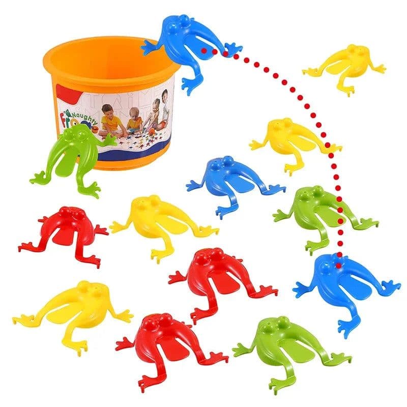 image-EVYVKV Jumping Frog Toys - Fun Stress Relief Toys for Kids - 50PCS Set
