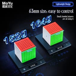 image-MoYu Meilong 7 V2 Magnetic Speed Cube - Ultimate Puzzle Experience