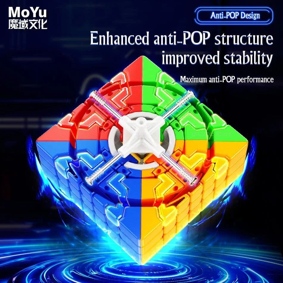 image-MoYu Meilong 7 V2 Magnetic Speed Cube - Ultimate Puzzle Experience