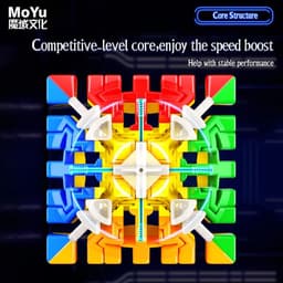 image-MoYu Meilong 7 V2 Magnetic Speed Cube - Ultimate Puzzle Experience