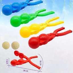 image-Versatile Snowball Clip - Safe & Durable Winter Toy for All Ages