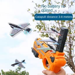 image-SONGYI Ejection Plane Toy - Battery-Free Fun for Outdoor Play