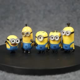 image-Bandai Minions Action Figures - Cute Collectible Dolls for Movie Fans