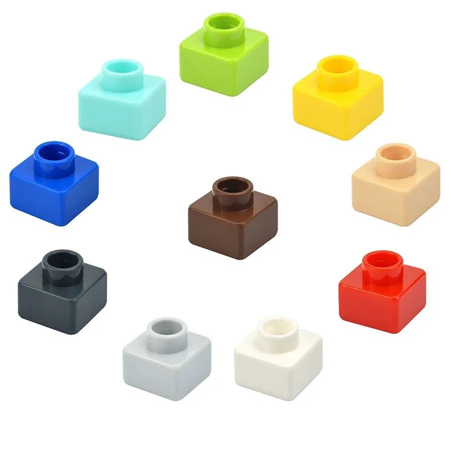 image-DUOP 30Pcs Big Size Thin Building Blocks for Creative DIY Construction