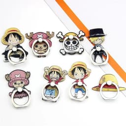 image-Bandai One Piece Luffy Finger Ring Mobile Holder - Fun & Functional Stand