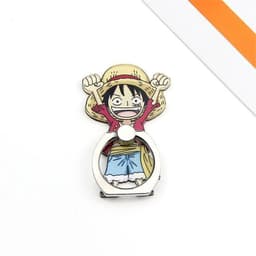 image-Bandai One Piece Luffy Finger Ring Mobile Holder - Fun & Functional Stand