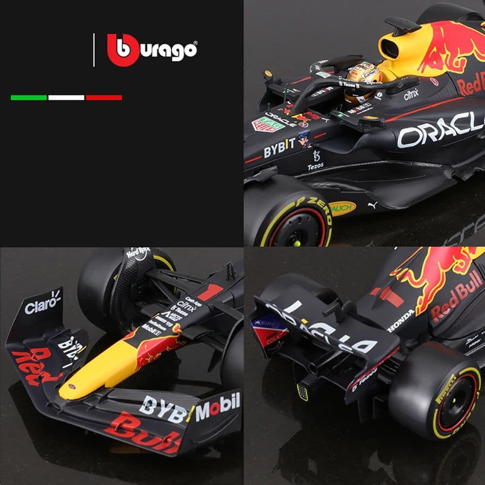 image-Bburago 1:24 Red Bull F1 Model Car - High Quality Diecast Collectible