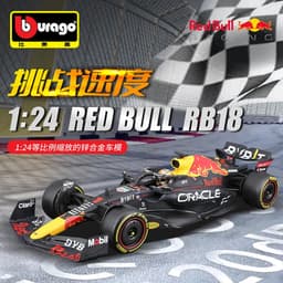 image-Bburago 1:24 Red Bull F1 Model Car - High Quality Diecast Collectible