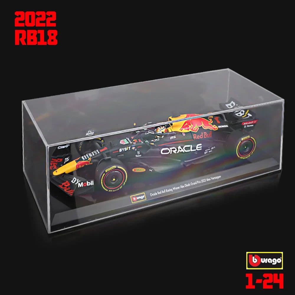 image-Bburago 1:24 Red Bull F1 Model Car - High Quality Diecast Collectible