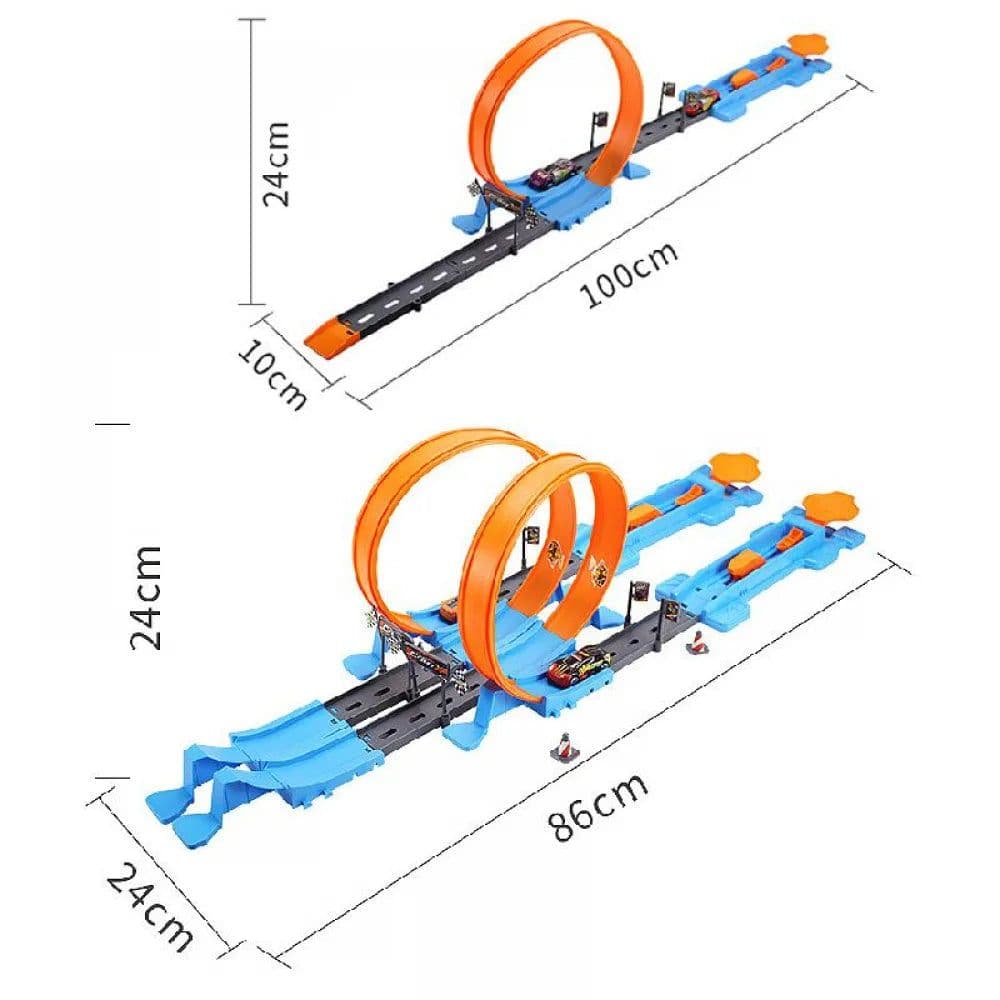 image-CONUSEA Alloy Metal Race Car - Engaging Track Play for Ages 14+