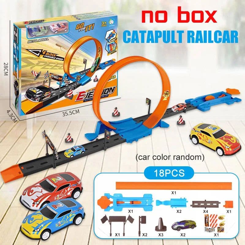 image-CONUSEA Alloy Metal Race Car - Engaging Track Play for Ages 14+