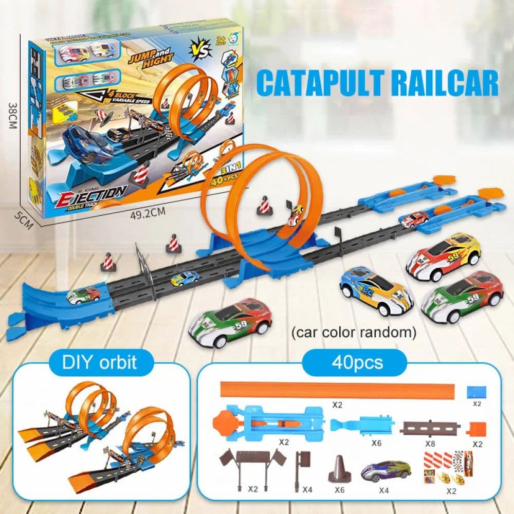 image-CONUSEA Alloy Metal Race Car - Engaging Track Play for Ages 14+