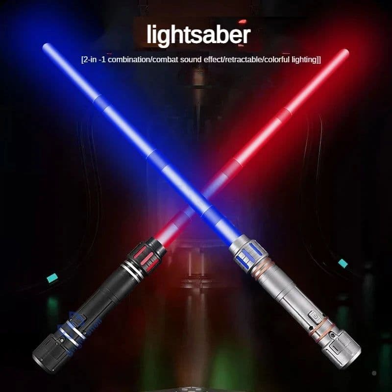 image-Bright Shell Retractable Laser Sword - Fun Light for Cosplay & Play