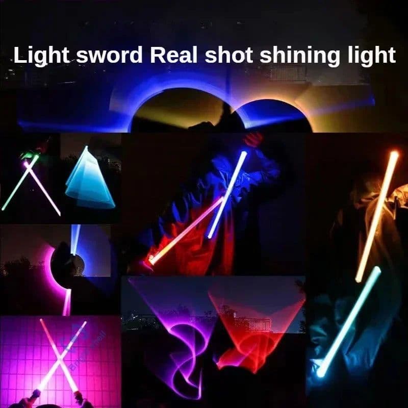 image-Bright Shell Retractable Laser Sword - Fun Light for Cosplay & Play