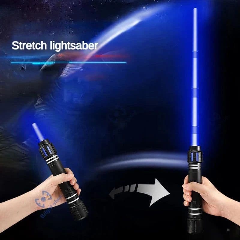 image-Bright Shell Retractable Laser Sword - Fun Light for Cosplay & Play