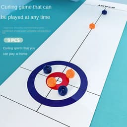 image-MYGVN Interactive Tabletop Shuffleboard Game - Fun for Family & Friends