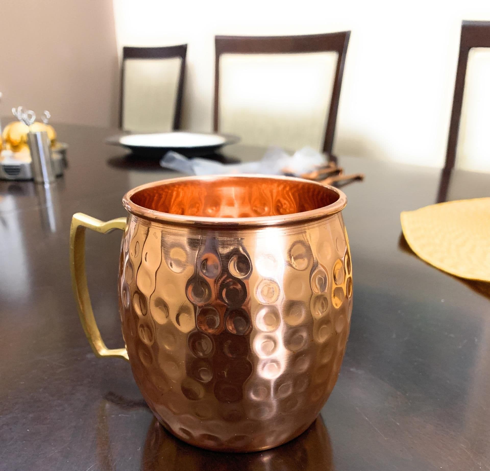 image-Hammered Moscow Mule Mugs, Set of 2