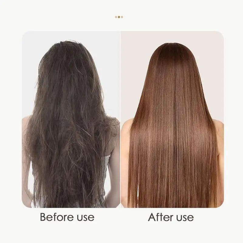 image-Brush Straightener for Women Negative Ion Straightener Brush Hair