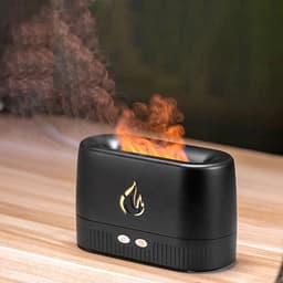 image-Flame Aromatherapy Machine Humidifier Home Office Hotel Essential Oil