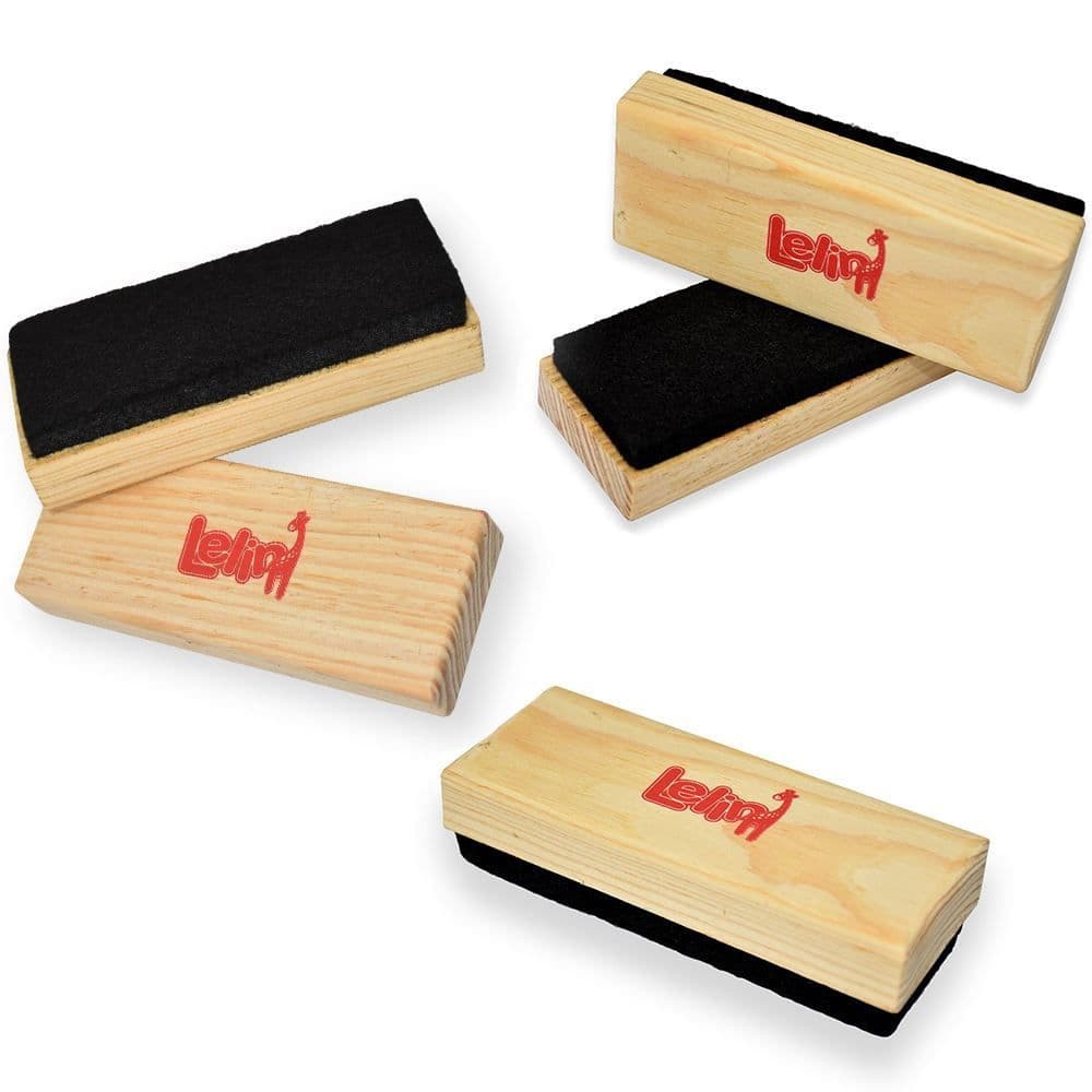 image-Lelin Felt Chalk blackboard Duster Eraser (Pack of 5)