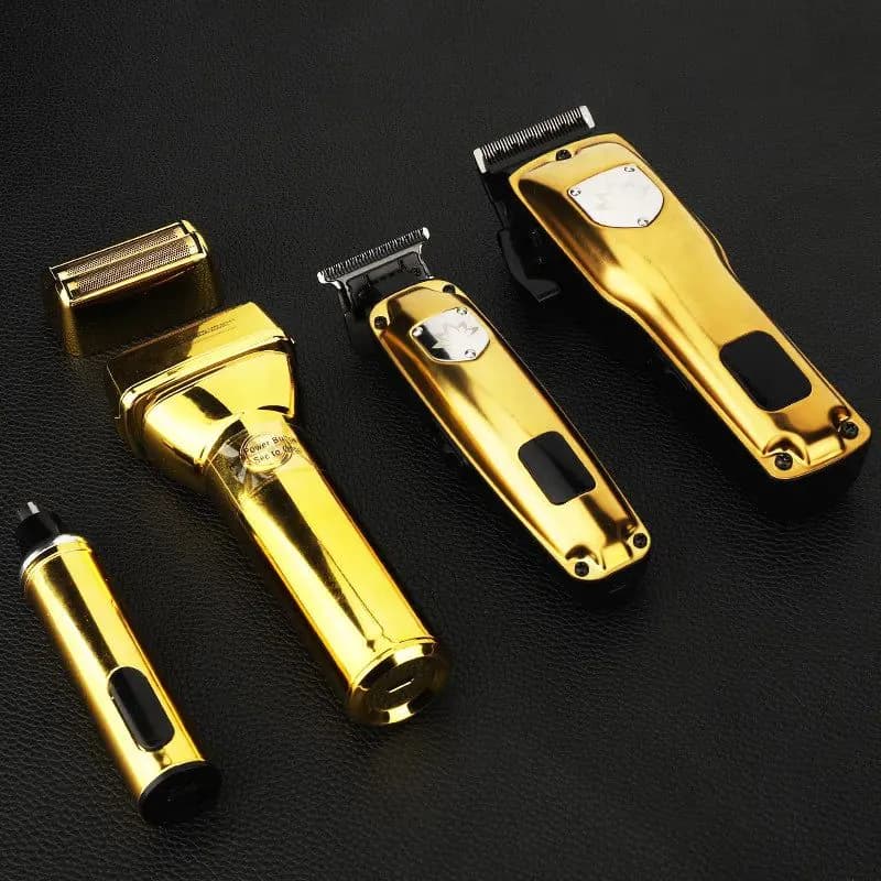 image-Professional Hair Clipper Set for Barber Men's Oil Head Carving