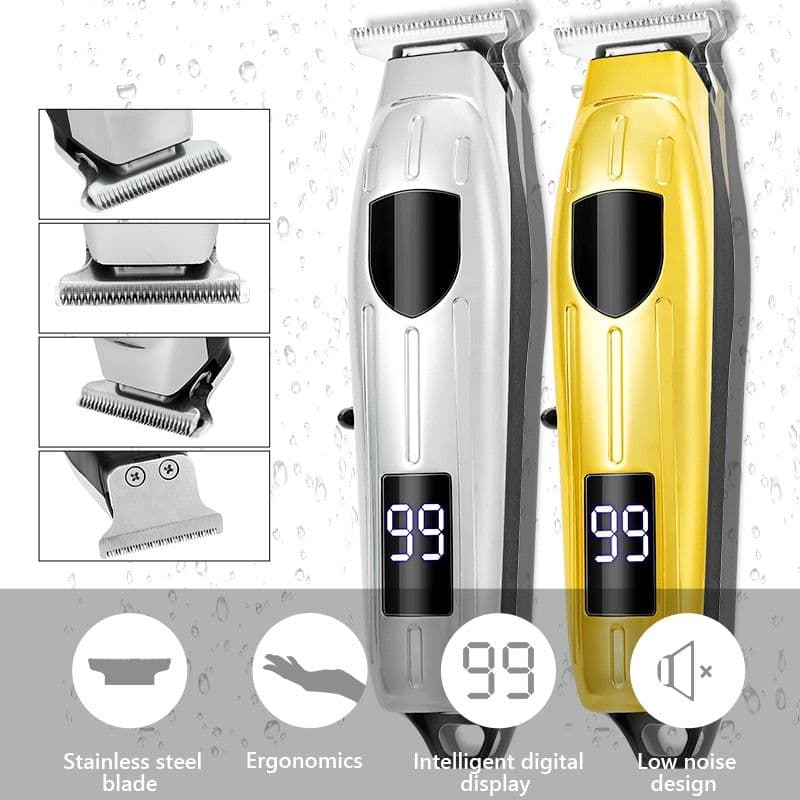 image-Hair Clipper Set Electric Hair Trimmer Cordless Shaver