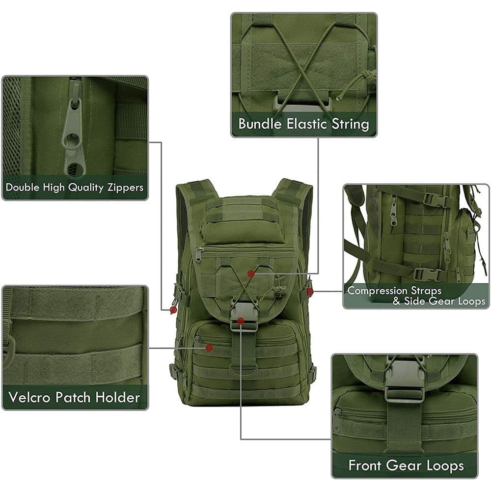 image-40L Military Tactical Backpack Army Assault Bag System Bags Backpacks