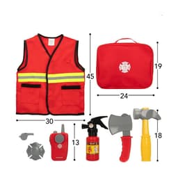 image-Fireman set Colorbaby Power Action! 8 Pieces