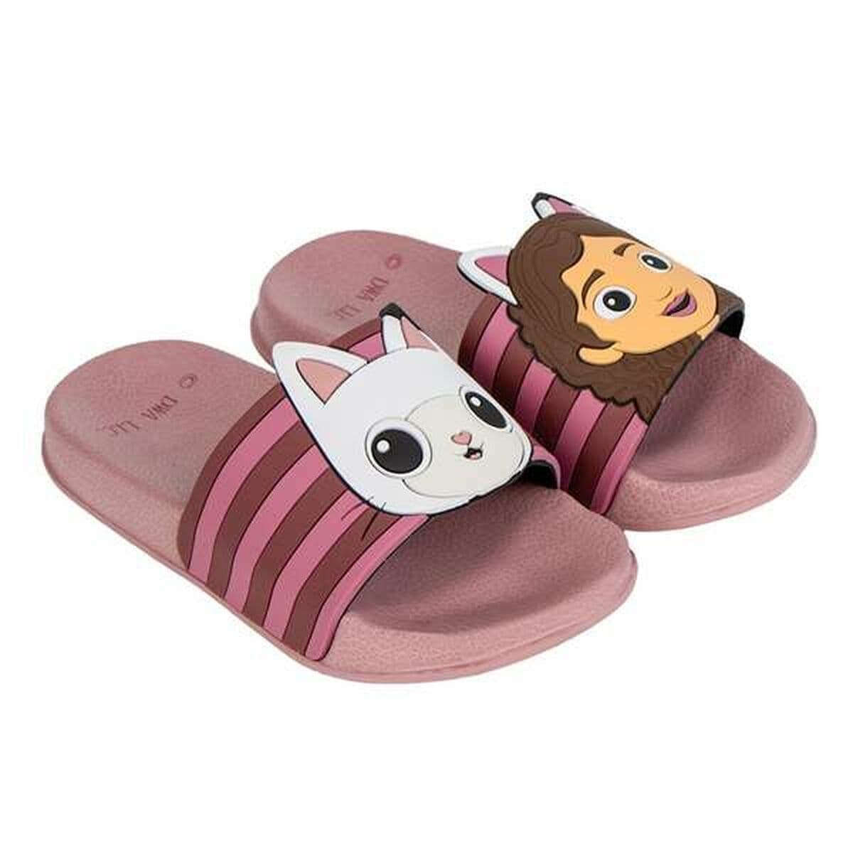 image-Flip Flops for Children Gabby's Dollhouse Pink