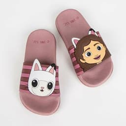 image-Flip Flops for Children Gabby's Dollhouse Pink