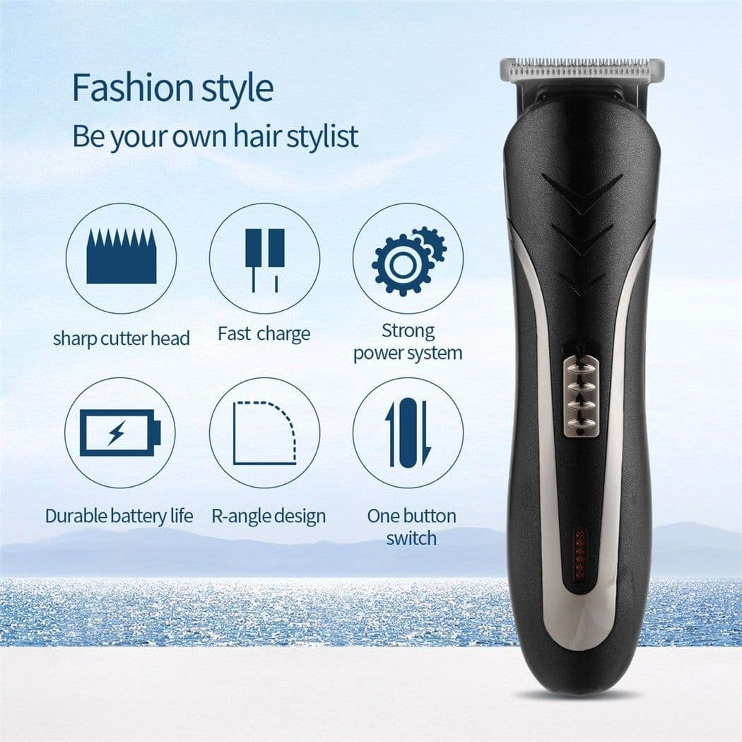 image-3 In 1 Professional Hair Trimmer Men's Hair Clipper Rechargeable Nose