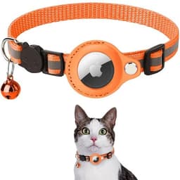 image-Reflective Airtag Case Collar for Cats and Dogs