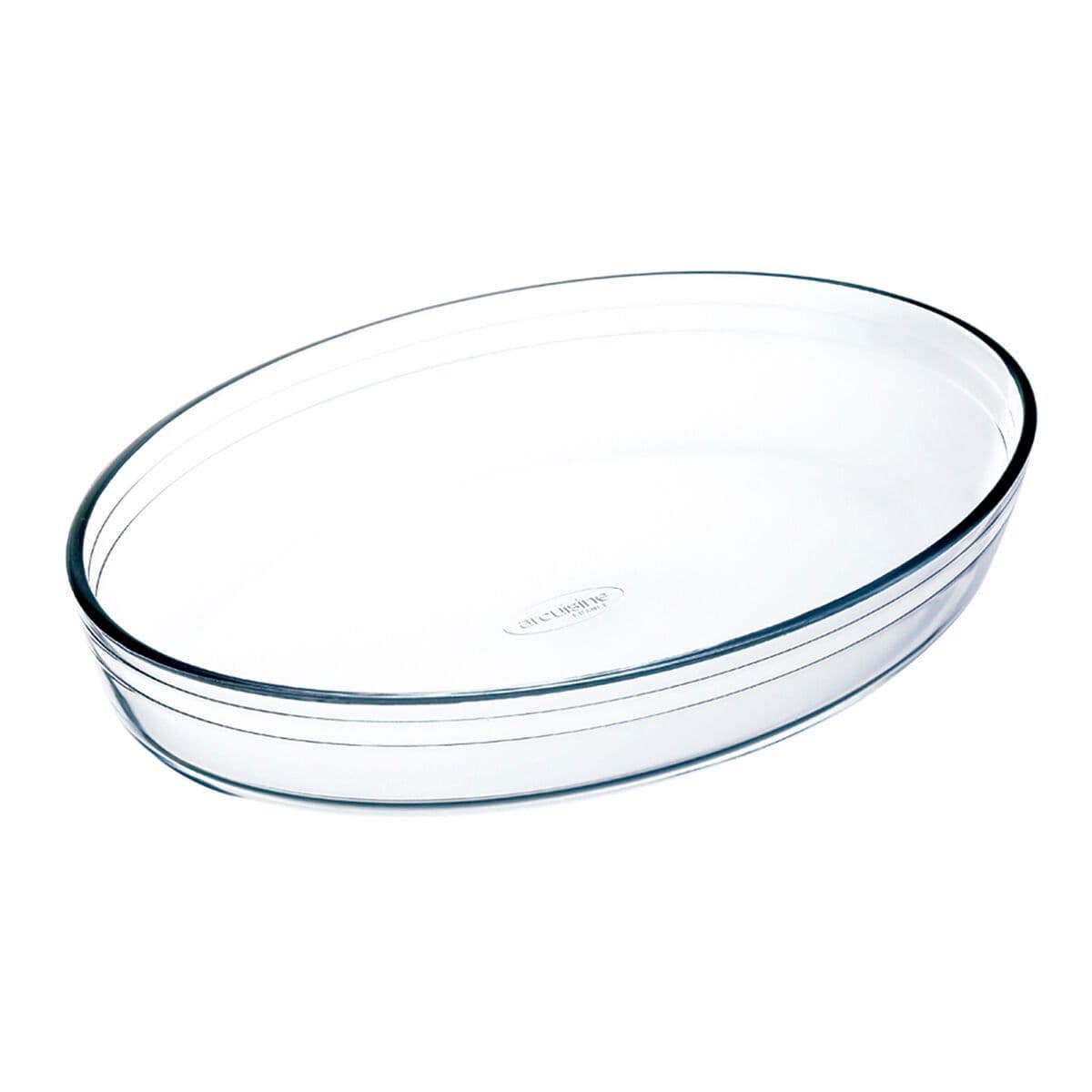 image-Oven Dish Ô Cuisine Ocuisine Vidrio Transparent Glass Oval 26,2 x 17,9 x 6,2 cm (6 Units)