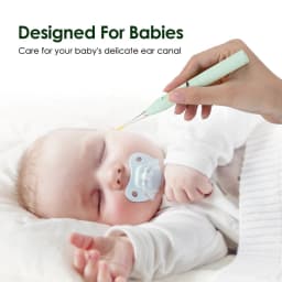 image-1 Set Baby Ear Cleaner Ear Wax Removal Tool Flashlight Earpick Ear