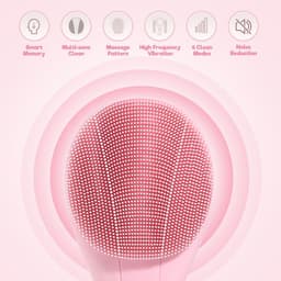 image-Silicone Facial Cleansing Brush Lifting Face Massager