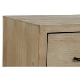 image-Sideboard DKD Home Decor Black Natural Metal MDF Wood 120 x 40 x 64 cm