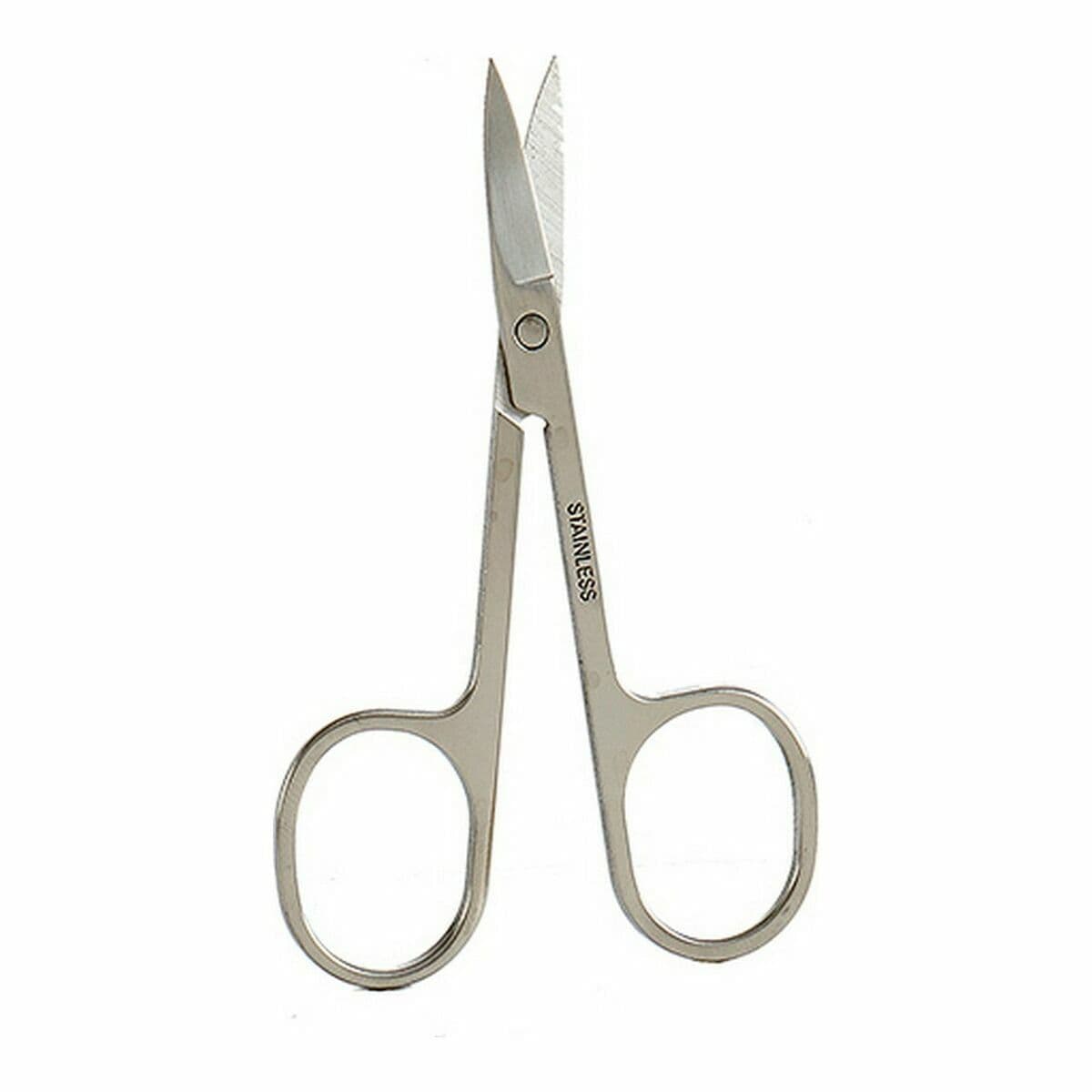 image-Nail Scissors Berilo Silver Steel 8,5 x 0,7 x 4 cm 0,7 x 14 x 8 cm (12 Units)