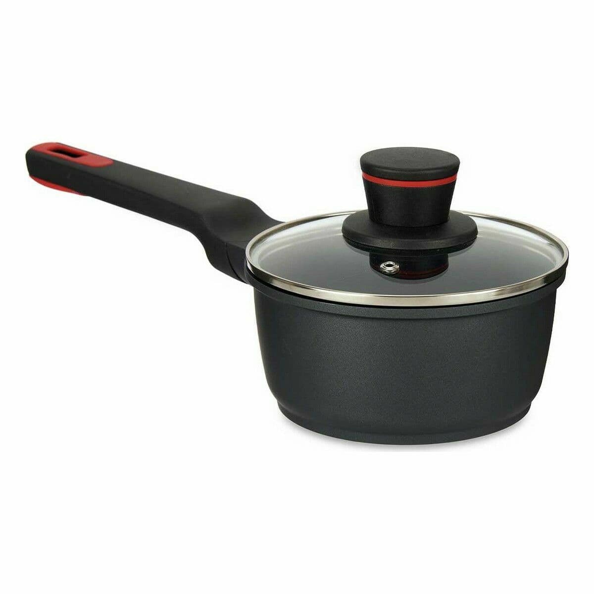 image-Saucepan with Lid Kinvara Black Metal Aluminium Bakelite Cast aluminium Ø 16 cm 17,1 x 14 x 35,2 cm (6 Units)