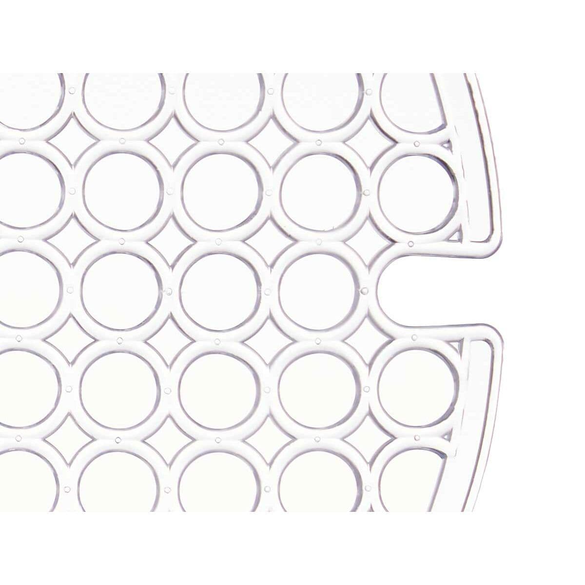 image-Non-slip Mat Kinvara Transparent Plastic 29 x 0,1 x 29 cm Sink (12 Units)