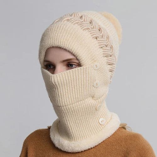 image-Beanies For Women Winter Knitted Hats Thick Warm Beanie Skullies Hat