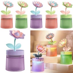 image-Cool Mist Humidifier 7 Color LED Light 2 Mist Modes Colorful Cool Mini