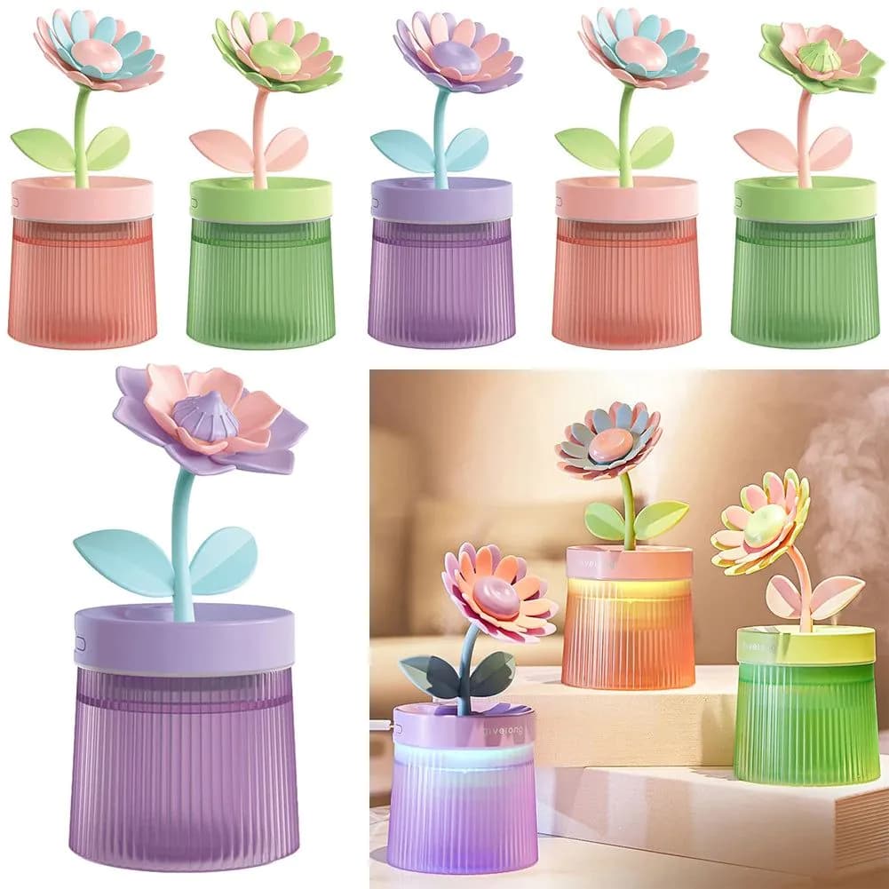image-Cool Mist Humidifier 7 Color LED Light 2 Mist Modes Colorful Cool Mini