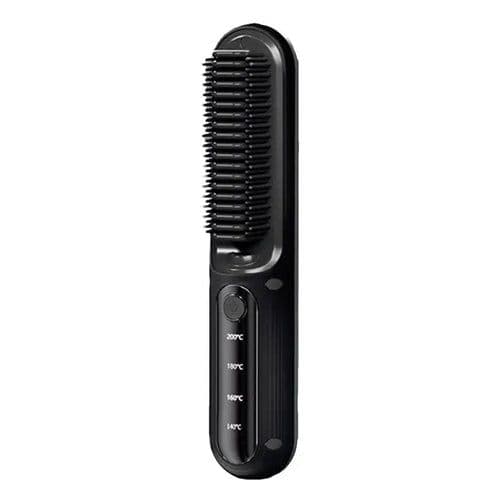 image-Brush Straightener for Women Negative Ion Straightener Brush Hair
