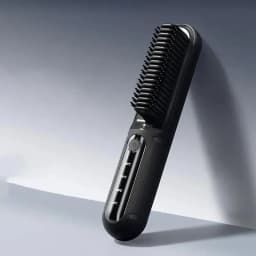 image-Brush Straightener for Women Negative Ion Straightener Brush Hair