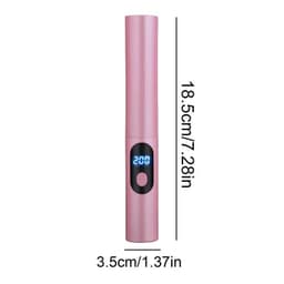 image-Curly Hair Straightener Iron Comb Cordless USB Charging Mini Hair