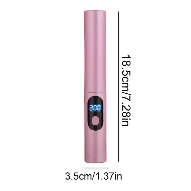 image-Curly Hair Straightener Iron Comb Cordless USB Charging Mini Hair