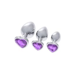 image-Anal plug S Pleasures Silver Lilac