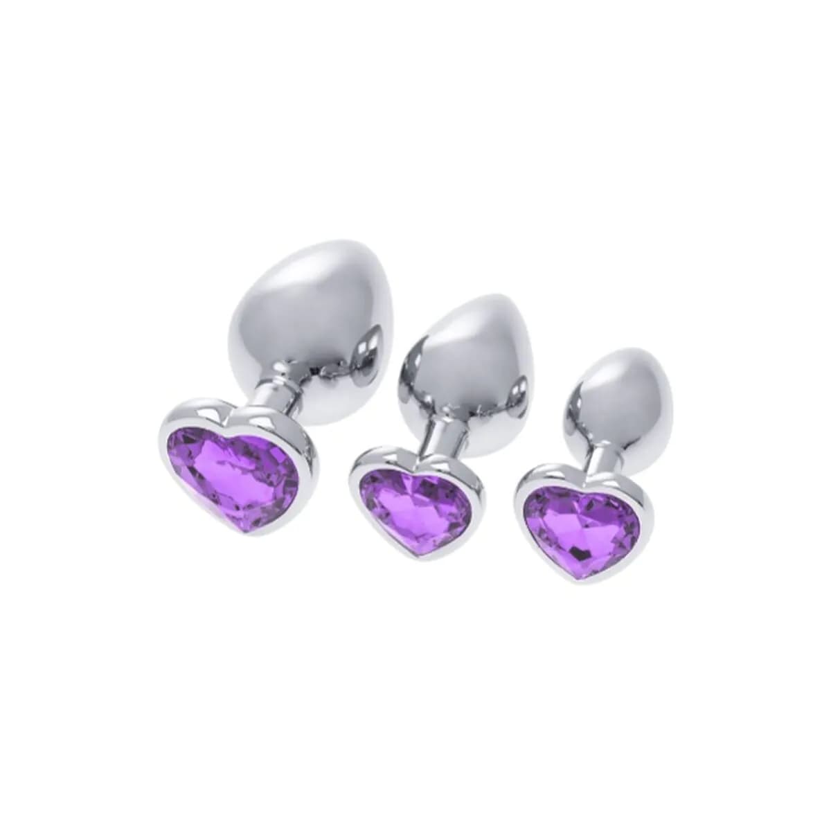 image-Anal plug S Pleasures Silver Lilac